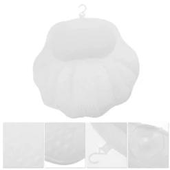 Unique Bargains Shell Shape Bath Pillow 16.93"x16.14"x1.97" White 1 Pc