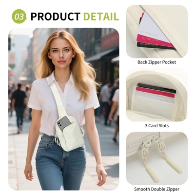 Unique Bargains Waterproof Lightweight Breathable Durable Hiking Daypacks Chest Bag 3 Unique Bargains Waterproof Lightweight Breathable Durable Hiking Daypacks Chest Bag - Image 3