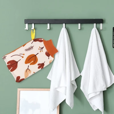 Unique Bargains Bathroom Bath Shower Gloves 9.45"x5.51" Yellow 1 Pc 4 Unique Bargains Bathroom Bath Shower Gloves 9.45"x5.51" Yellow 1 Pc - Image 4