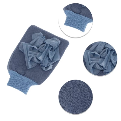 Unique Bargains Double Side Shower Gloves For Bathroom For Shower 8.66"x5.51" 1 Pc 2 Unique Bargains Double Side Shower Gloves For Bathroom For Shower 8.66"x5.51" 1 Pc - Image 2