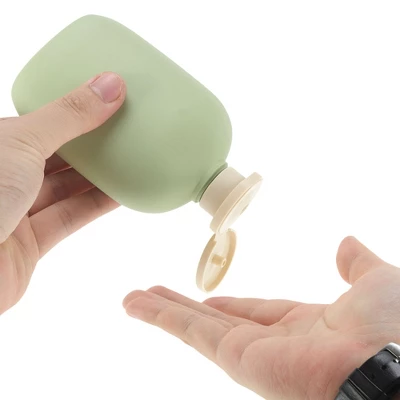 Unique Bargains Refillable Flip Cap Travel Container Set 260ml 3 Pcs 2 Unique Bargains Refillable Flip Cap Travel Container Set 260ml 3 Pcs - Image 2