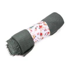 Unique Bargains Unisex Cotton Linen Soft Fashion Long Scarf Hijab Wrap Shawl Headwear Scarves