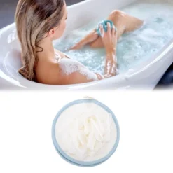 Unique Bargains Bath Towel For Shower 6.3"x6.3" Colorful 1 Pc