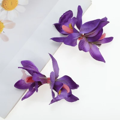Unique Bargains Simulation Phalaenopsis Double Flowers Hair Clip 2 Pcs 4 Unique Bargains Simulation Phalaenopsis Double Flowers Hair Clip 2 Pcs - Image 4