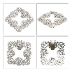 Unique Bargains Women's Rhinestone Shoe Buckle 1.97"x1.97" Silver Tone 2 Pcs -UNIQUE BARGAIN Shop GUEST 3b4100a3 497c 4d01 947d 2b91afce6429