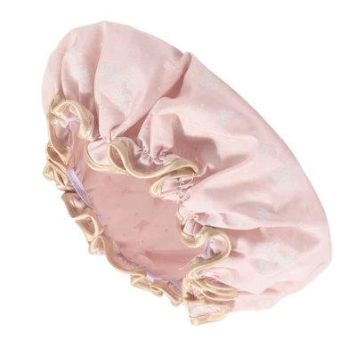 Unique Bargains Women Double Layer Butterfly Shower Cap 1 Pc 6 Unique Bargains Women Double Layer Butterfly Shower Cap 1 Pc - Image 6