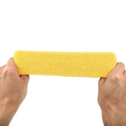 Unique Bargains Stretchy Cotton Blend Sweat Absorbing Sport Headband Wristband Yellow 3 Pcs -UNIQUE BARGAIN Shop GUEST 3cc5cf75 c123 4031 953c 1571be96945b