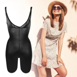 Unique Bargains Women Shapewear Tummy Control Full Bust Bodysuit Butt Lifter Thigh Traceless Slimmer