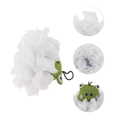 Unique Bargains Cartoon Bath Sponge Green White 1 Pc 2 Unique Bargains Cartoon Bath Sponge Green White 1 Pc - Image 2