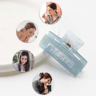 Unique Bargains Women's Tortoise Large Hair Claw Clips 1 Pc 5 Unique Bargains Women's Tortoise Large Hair Claw Clips 1 Pc - Image 5