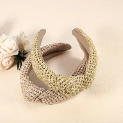 Unique Bargains Women's Bohemian Style Knotted Straw Rattan Sponge Headband Khaki Pink 2 Pcs -UNIQUE BARGAIN Shop GUEST 3d80cee9 1627 449f b124 38c5dc938411