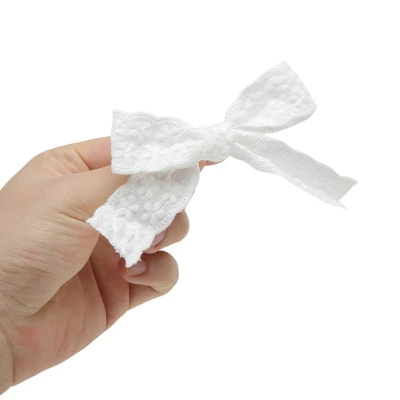 Unique Bargains Bow Style 2 Shoelace Charms White 1 Pair 2 Unique Bargains Bow Style 2 Shoelace Charms White 1 Pair - Image 2