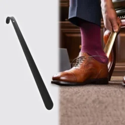 Unique Bargains Curved Hole Shoe Horn 20.47"x1.69" Black 1 Pc -UNIQUE BARGAIN Shop GUEST 3da28c2e 42dc 43c9 891e dd4b7547e5ff