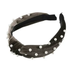 Unique Bargains Women's Bling Twisted Faux Pearl Velvet Headband Hairband Accessories 1.2 Inch Wide 1 Pc -UNIQUE BARGAIN Shop GUEST 3f77c95f 56fc 4ede 99ac bfd729788b82