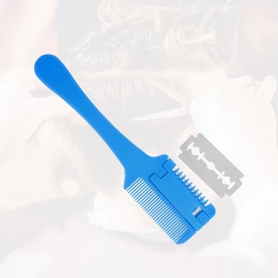 Unique Bargains Durable Haircut Comb With 10 Blades For Hair Styling Blue 1 Set 4 Unique Bargains Durable Haircut Comb With 10 Blades For Hair Styling Blue 1 Set - Image 4