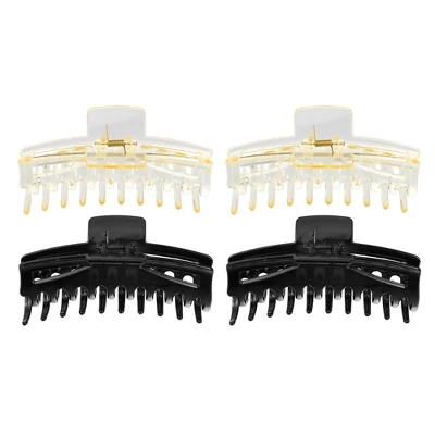 Unique Bargains Women's Claw Clip Hair Accessories For Thick Hair Large 4 Pcs 10 Unique Bargains Women's Claw Clip Hair Accessories For Thick Hair Large 4 Pcs - Image 10