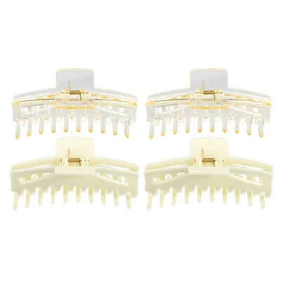 Unique Bargains Women's Claw Clip Hair Accessories For Thick Hair Large 4 Pcs 7 Unique Bargains Women's Claw Clip Hair Accessories For Thick Hair Large 4 Pcs - Image 7