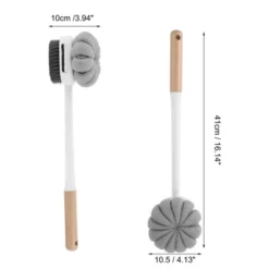 Unique Bargains Bath Brush Body Scrubber Gray White 1 Pc -UNIQUE BARGAIN Shop GUEST 40b397e8 ff15 4847 ba31 b1f7aab22737