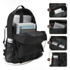 Unique Bargains Men Women Water-Resistant Large Capacity Laptop Backpacks -UNIQUE BARGAIN Shop GUEST 418c60f9 e535 4f30 9b98 7d7b65651bd7