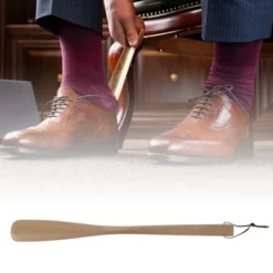 Unique Bargains Long Handle Square Head Shoe Horn 15.75"x1.57" Wood Color 1 Pc -UNIQUE BARGAIN Shop GUEST 4446f463 ec17 43ce a365 fd2b40014753