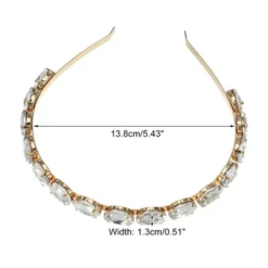 Unique Bargains Women's Metal Oval Colorful Crystal Rhinestone Headband -UNIQUE BARGAIN Shop GUEST 444a43a7 5211 4a28 8114 002d2c32b2c0