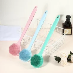 Unique Bargains Double Side Long Handle Bath Brush 14.17" Length 1 Pc -UNIQUE BARGAIN Shop GUEST 458fae0e 4529 41fb a069 6e27bd09bdbc
