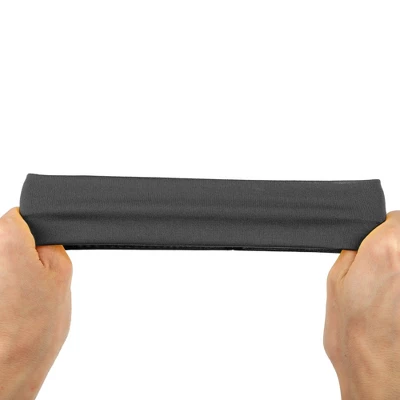Unique Bargains Stretchy Sweatband Soft Elastic Polyester Yoga Sport Headband Black Pack Of 14 4 Unique Bargains Stretchy Sweatband Soft Elastic Polyester Yoga Sport Headband Black Pack Of 14 - Image 4