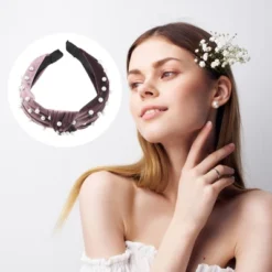 Unique Bargains Women's Bling Twisted Faux Pearl Velvet Headband Hairband Accessories 1.2 Inch Wide 1 Pc -UNIQUE BARGAIN Shop GUEST 46d9b782 0177 4009 837b efb5f10eafce