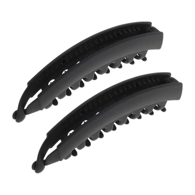 Unique Bargains Women's Fashion Banana Hair Clips 2Pcs 7 Unique Bargains Women's Fashion Banana Hair Clips 2Pcs - Image 7