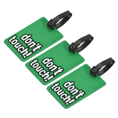 Unique Bargains PVC Durable Lightweight Backpack Travel ID Suitcases Tag 3 Pcs 4 Unique Bargains PVC Durable Lightweight Backpack Travel ID Suitcases Tag 3 Pcs - Image 4