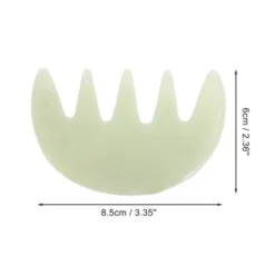 Unique Bargains Five-tooth Head Massage Comb Green 1 Pc