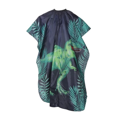 Unique Bargains Kid's Dinosaur Hair Cut Barber Cape Black Green 1 Pc 6 Unique Bargains Kid's Dinosaur Hair Cut Barber Cape Black Green 1 Pc - Image 6