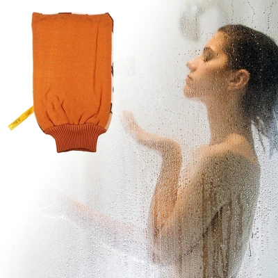 Unique Bargains Bathroom Bath Shower Gloves 9.45"x5.51" Yellow 1 Pc 1 Unique Bargains Bathroom Bath Shower Gloves 9.45"x5.51" Yellow 1 Pc