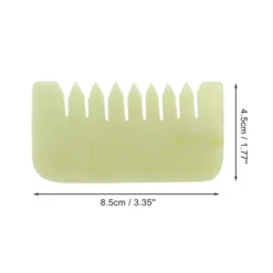Unique Bargains Rectangular Head Massage Comb Light Green 1 Pc
