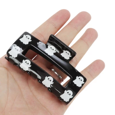 Unique Bargains Claw Clip Black White 1 Pc 3 Unique Bargains Claw Clip Black White 1 Pc - Image 3
