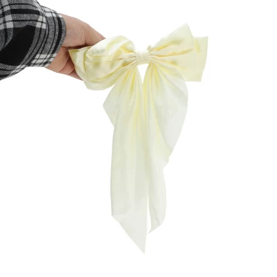 Unique Bargains Bow Ribbon French Barrette Hair Clips Hairdo Clip 1 Pc 4 Unique Bargains Bow Ribbon French Barrette Hair Clips Hairdo Clip 1 Pc - Image 4