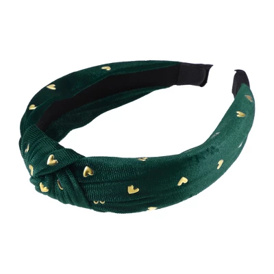 Unique Bargains Women's Velvet Heart Shape Stud Knot Headband 1.18 Inch Wide 1 Pc 12 Unique Bargains Women's Velvet Heart Shape Stud Knot Headband 1.18 Inch Wide 1 Pc - Image 12