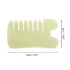 Unique Bargains Gua Sha Head Massage Comb Green 1 Pc