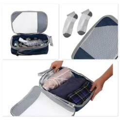 Unique Bargains Luggage Organizer Travel Bags For Travel Blue 1 Set -UNIQUE BARGAIN Shop GUEST 4b9365e2 355b 4a51 b55e 8098694caf4e