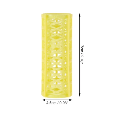 Unique Bargains Women's Heatless Voluminous Hair Roller 2.76"x0.98" Yellow 12 Pcs 3 Unique Bargains Women's Heatless Voluminous Hair Roller 2.76"x0.98" Yellow 12 Pcs - Image 3