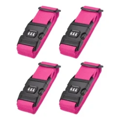 Unique Bargains Adjustable Travel Packing Suitcase Belts With Buckle Combination Lock 4 Pcs -UNIQUE BARGAIN Shop GUEST 4cacbd16 5b76 4b66 af24 a53b2f782f67