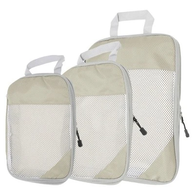 Unique Bargains Luggage Organizer Travel Bags For Travel Beige 1 Set 6 Unique Bargains Luggage Organizer Travel Bags For Travel Beige 1 Set - Image 6