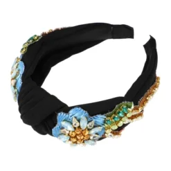Unique Bargains Women's Bling Vintage Flowers Rhinestone Flannel Wide Edge Headband 4.92"x1.77" 1 Pc -UNIQUE BARGAIN Shop GUEST 4d9906d9 0ccd 4e94 bedb 8ab614eb8505