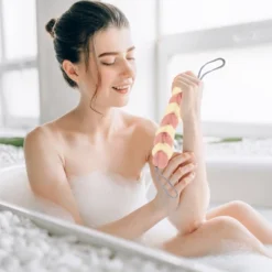 Unique Bargains Long Stretch Shower Back Sponge 11.81"x1.97" Multicolored 3 Pcs -UNIQUE BARGAIN Shop GUEST 4dd7b468 0ae6 4ba6 8f4d 2d392ee68c1a