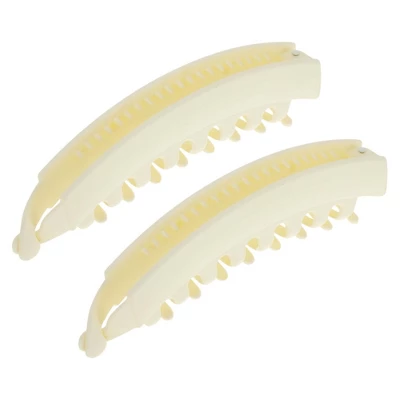 Unique Bargains Women's Fashion Banana Hair Clips 2Pcs 5 Unique Bargains Women's Fashion Banana Hair Clips 2Pcs - Image 5