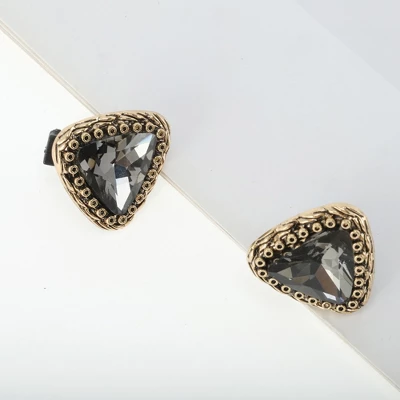 Unique Bargains Triangle Shoelace Charms Dark Grey 1 Pair 4 Unique Bargains Triangle Shoelace Charms Dark Grey 1 Pair - Image 4