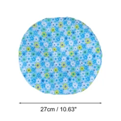 Unique Bargains Ditsy Floral Double Layer Shower Cap 1 Pc