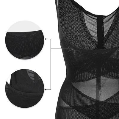 Unique Bargains Women Shapewear Tummy Control Full Bust Bodysuit Butt Lifter Thigh Slimmer Mesh Belt 4 Unique Bargains Women Shapewear Tummy Control Full Bust Bodysuit Butt Lifter Thigh Slimmer Mesh Belt - Image 4