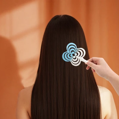 Unique Bargains Gradual Four-leaf Clovers Hollow Comb Hair Brush 1 Pc 4 Unique Bargains Gradual Four-leaf Clovers Hollow Comb Hair Brush 1 Pc - Image 4