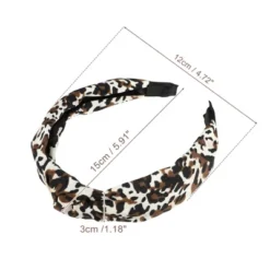 Unique Bargains Women's Leopard Pattern Knotted Headband 1 Pc Coffee -UNIQUE BARGAIN Shop GUEST 506aeae9 c631 4af0 b130 befaf4425b8e
